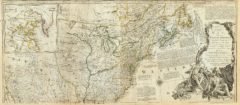1776 Map of North America - Northern section
