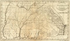 1795 State Map of Georgia from the latest Authorities
