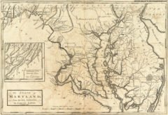 1795 State Map of Maryland, from the best Authorities