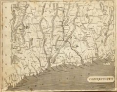 1804 State Map of Connecticut