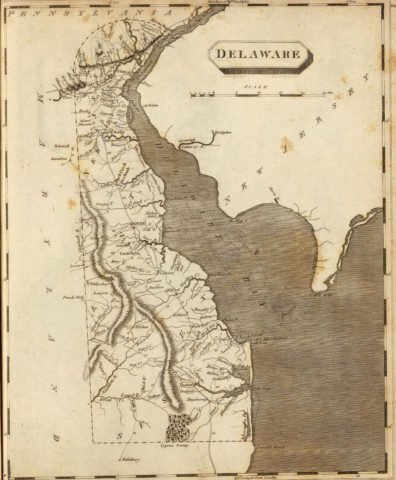 1804 Map of Delaware