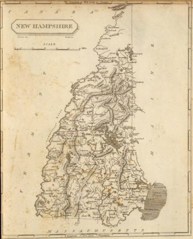 1804 State Map of New Hampshire