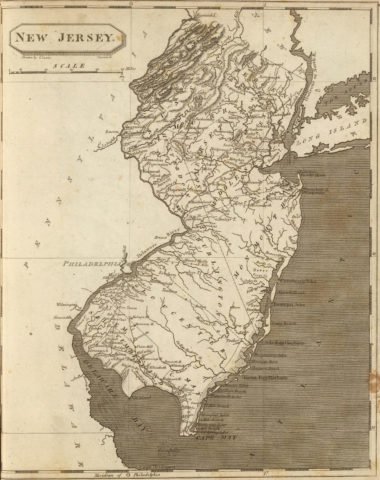 1804 State Map of New Jersey