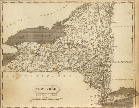 1804 Map of New York