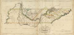 1814 State Map of Tennessee