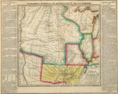 1822 Geographical, Statistical and Historical State Map of Arkansas