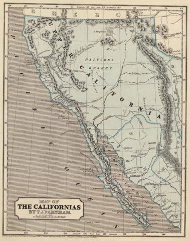 1845 Map of California