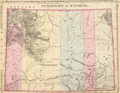 1880 State, County and Township Map of Wyoming Territory
