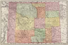 1897 State Map of Wyoming