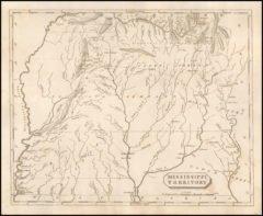 1812 Map of Mississippi Territory