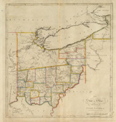 Old Historical City, County and State Maps of Ohio