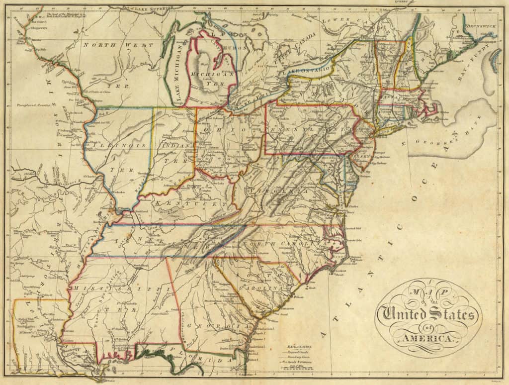 US Map Collection - Old Historical U.S. and State Maps