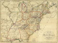 1814 U.S. Map