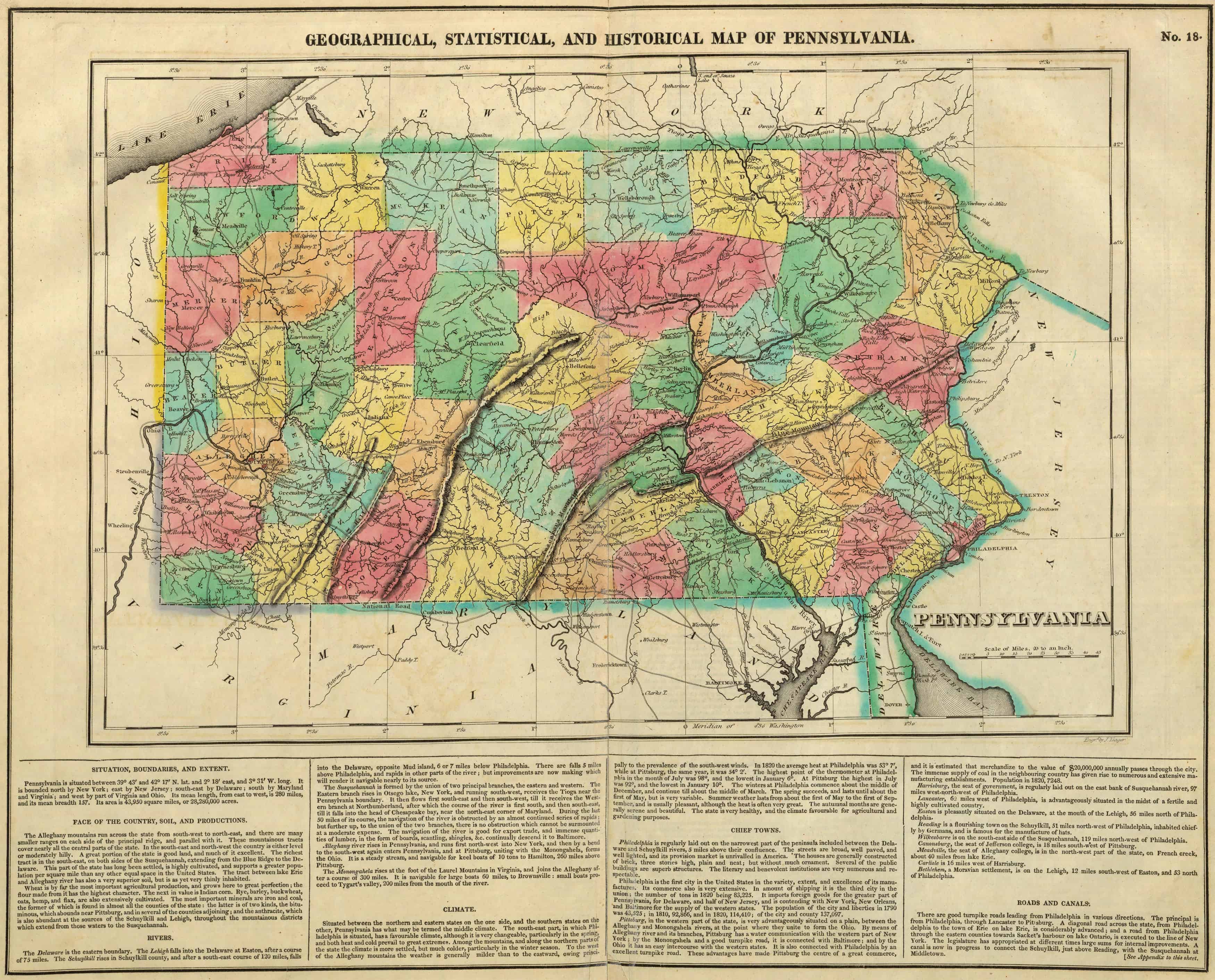 Pennsylvania Counties Historical Maps Pennsylvania Counties Historical Maps