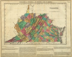 Old Historical City, County and State Maps of Virginia