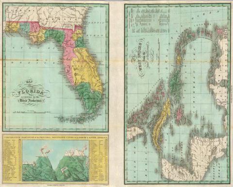 1827 Map of Florida