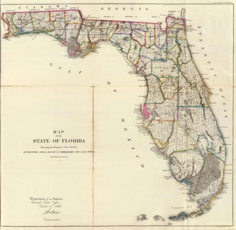 Maps of Florida - Historical, Statewide, Regional, Interactive, Printable