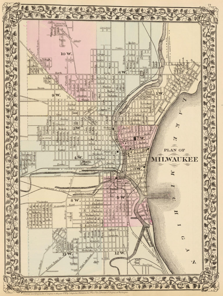 Old Historical City, County and State Maps of Wisconsin