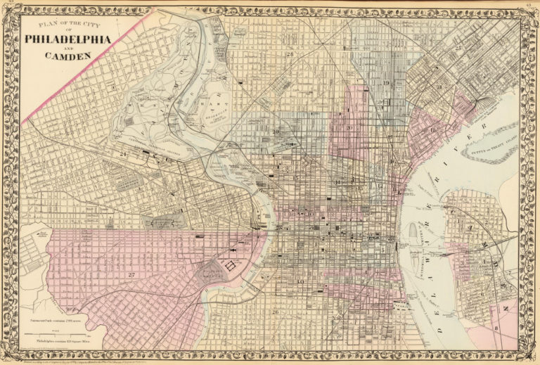 Old Historical City County And State Maps Of Pennsylvania From 1673