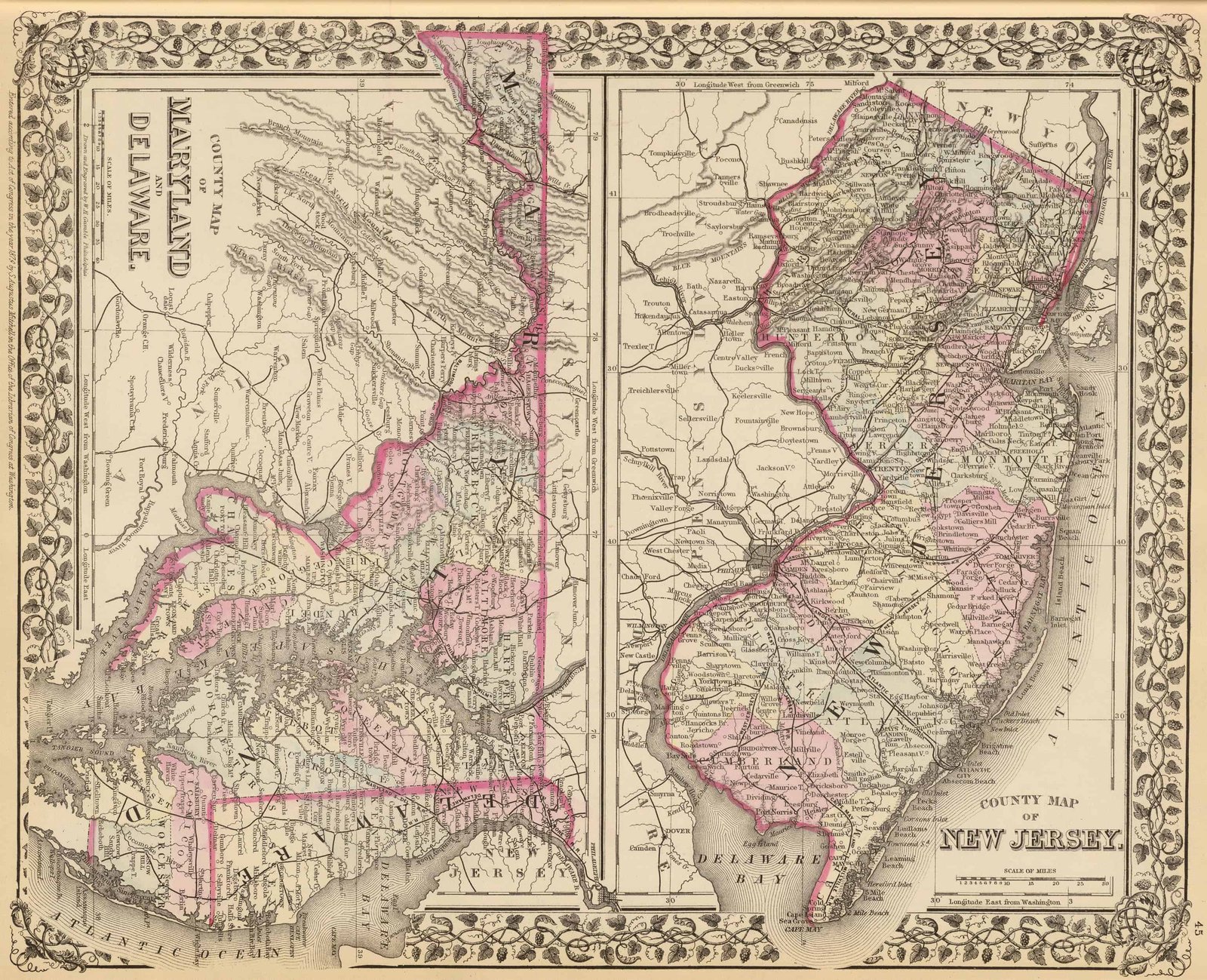 HUGE 1794 MD MAP Chesapeake Bay Drum Point Cheverly Chillum Genealogy SURNAMES 