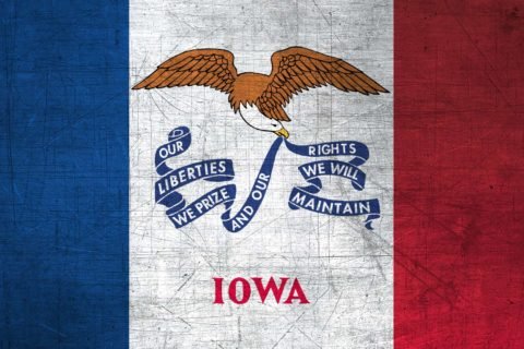 Iowa Flag US State